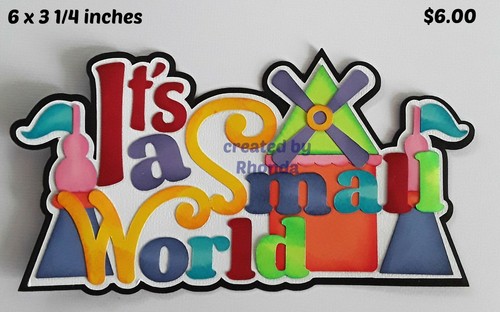 Small world title disney - world,