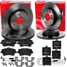 BREMBO Disques + Revêtements Avant+Arrière pour Mercedes Classe C W203 CL203