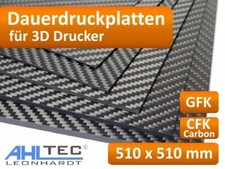 3D Imprimante Dauerdruckplatte Pour 510 x 510mm - ABS Pla Petg Hanches Filament