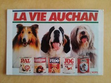 AUCHAN FIDO PAL CANIGOU chiens publicité carte postale postcard 