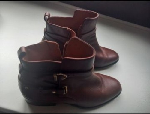 Bottines femmes cuir eram - en, cuir,