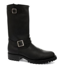 Bottes Noires En Cuir À
