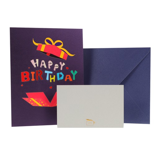 Carte voeux d anniversaire - , d'anniversaire