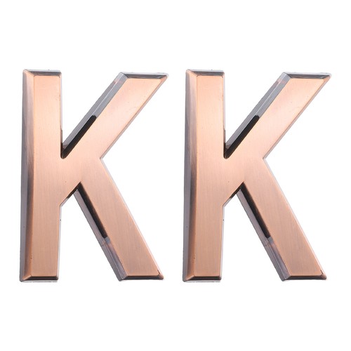 2pcs lettres adhésives pour - 2pcs,