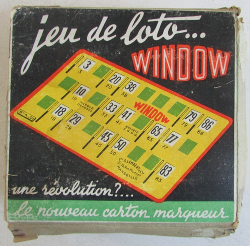 Ancien jeu loto - de,