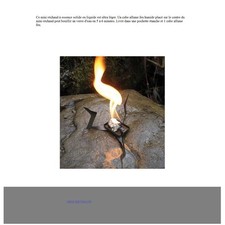 MINI RECHAUD A ESSENCE SOLIDE  -- WETFIRE STOVE   - ULTIMATE SURVIVAL