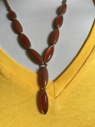 Collier doré serti résine - doré, et