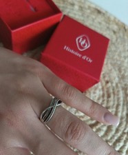 Bague En Argent et Oxyde De