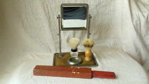 Miroir barbier metal - barbier,