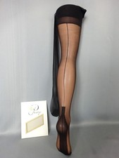 Bas cuture porte jarretelles vintage In Prestige  Taille 2 FR40/42 UK9 D38/40