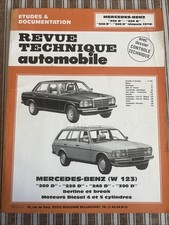 Revue Technique MERCEDES 200 220 240 300 D W 123 DIESEL RTA W123 MERCEDES BENZ