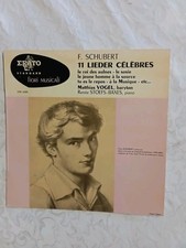 Disque vinyle – F. Schubert – 11 Lieder célèbres – Label Fiori Musicali EFM...