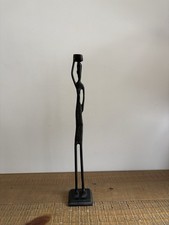 Sculpture En Bronze Stylisée Art Africain Inspirée Alberto Giacometti H35,5 cm