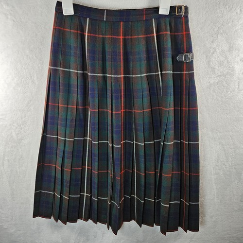 Vtg burberry kilt womens size - kilt,