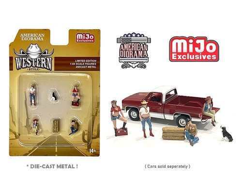 Figurine western style - 1:64,