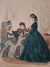 Gravure de mode La Corbeille