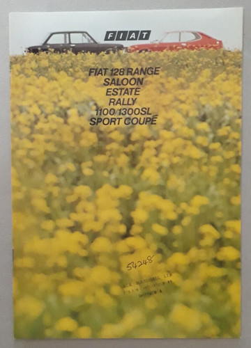 Fiat 128 range - fiat, brochure