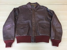 BUZZ RICKSON'S A-2 FLIGHT JACKET RED RIB