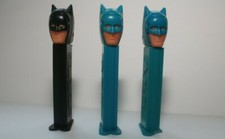 BATMAN VINTAGE PEZ LOT: 2 BLUE