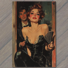 Art Print Flirty Redhead