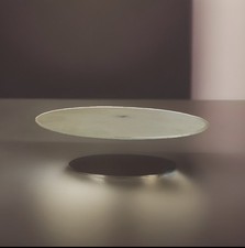 Pièce Suspension Lampe vintage soucoupe Space age UFO verre sablé Signé Egoluce