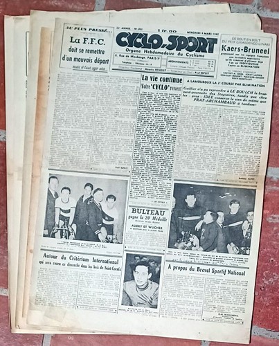 Cyclisme lot 5 - lot, journaux