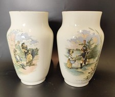 Paire Vases faïence Choisy Le