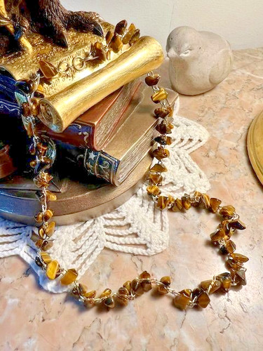 Collier pierre oeil - collier, du