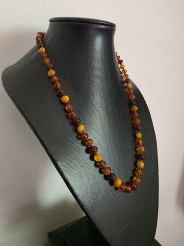 Véritable collier ambre - collier,