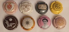 Lot 8 capsules de champagne Deutz Savry Fuente Horiot Gauthier Feuillatte Arbois