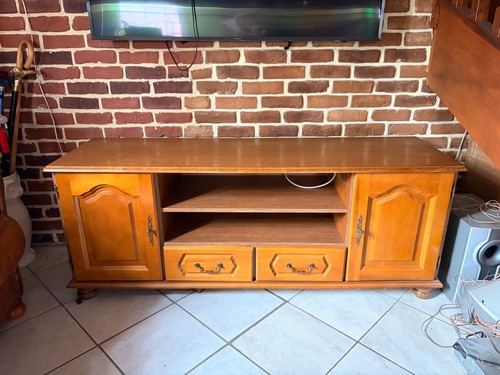 Meuble télé bois très - meuble,