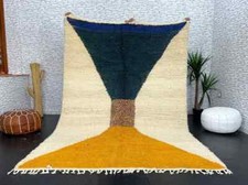 Tapis marocain, tapis coloré Beni Ourain, tapis Beni Ourain personnalisé