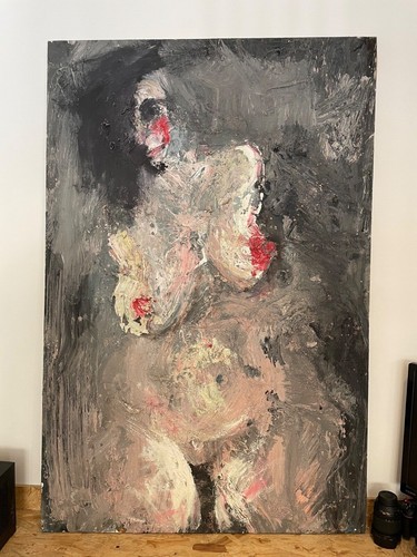 Huile sur toile bernard - toile,