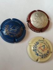 lot de 3 capsules de champagne