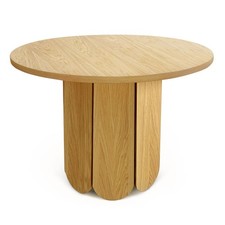 Table à Manger Ronde Design "Soft" 98cm Chêne