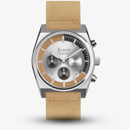 Montre chronographe cuir - montre,