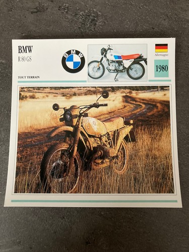 Carte fiche moto - fiche, collection