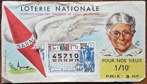 Billet loterie nationale - de,