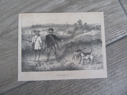 Engraving 19th century - engraving,