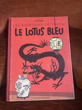 Tintin Le Lotus Bleu. EO Couleur B1 1946