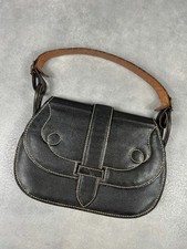 Sac à main cuir marron foncé