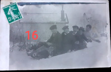 N ° 16  CPA De Vagney  Carte Photos Non écrite  Equipe de Bobsleigh   VOSGES 88