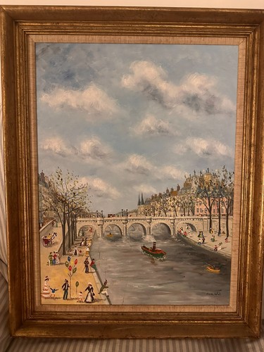 Huile sur toile - huile,
