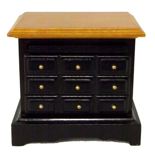 Chambre poupée noir noyer - poupée,