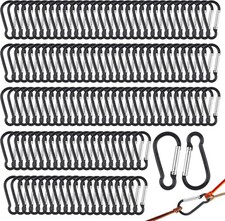 300 Pcs 2" Carabiner Bulk