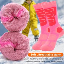 Chaussettes De Ski Pour Enfants Chaudes Pour Le Ski D'hiver Pour Garçons Et