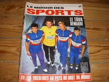 MIROIR des SPORTS 1238 27.06.1968 TdF Les FAVORIS FOOT GAZELEC RUGBY ALL BLACKS