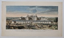 Gravure originale – J. Rigaud – Château de Chambord – Circa 1730