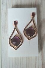 Bijoux fantaisie Pierre Lang déclaration boucles d'oreilles pierres colorées ...