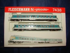 FLEISCHMANN N AUTORAIL DIESEL 7438 TRAIN ELECTRIQUE NEUF BOITE 